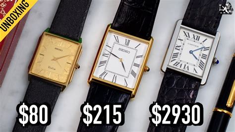 cartier tank watch alternative